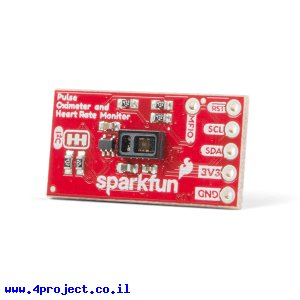 חיישן דופק וחמצן בדם MAX32664/MAX30101 - חיבור Qwiic