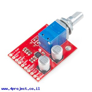 מגבר סטראו SparkFun Noisy Cricket - עד 1.5W/4Ω