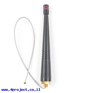 אנטנה 2.4GHz להתקנה על פנל, חיבור U.FL