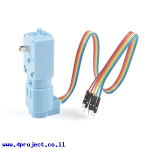 מנוע חובבים 90rpm @ 4.5V - מקודד