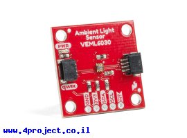 תמונה של מוצר חיישן אור VEML6030 - חיבור Qwiic