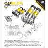 מנוע 32Dx109L מהירות 6000rpm @ 12V עם מקודד - סדרה 5202 - ציר D