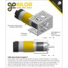 מנוע 32Dx109L מהירות 6000rpm @ 12V עם מקודד - סדרה 5202 - ציר D