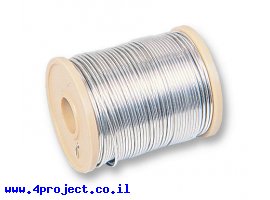 תמונה של מוצר חוט נחושת מצופה בדיל 0.81 מ"מ - גליל של 54 מטר