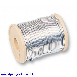 חוט נחושת מצופה בדיל 0.81 מ"מ - גליל של 54 מטר