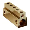 אום לבורג הנעה 8mm, תנועה של 8 מ"מ לסיבוב - רכיב החלקה ב-goRAIL פתוח (goBILDA)