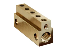 תמונה של מוצר אום לבורג הנעה 8mm, תנועה של 8 מ"מ לסיבוב - רכיב החלקה ב-goRAIL פתוח (goBILDA)