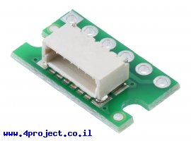 תמונה של מוצר מחבר JST-SH 6-pin על כרטיסון - אופקי