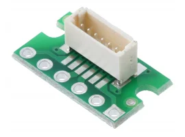תמונה של מוצר מחבר JST-SH 6-pin על כרטיסון - אנכי