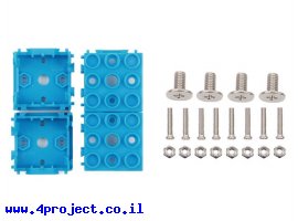 תמונה של מוצר מארז למודול Grove בגודל 1x1 - כחול, 4 יחידות