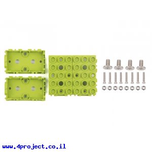 מארז למודול Grove בגודל 1x2 - ירוק, 4 יחידות