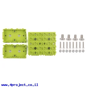 מארז למודול Grove בגודל 1x2 - ירוק, 4 יחידות