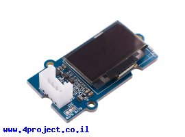 תמונה של מוצר מסך OLED בגודל 0.96" - חיבור Grove, חיבור עליון