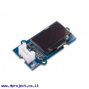 מסך OLED בגודל 0.96" - חיבור Grove, חיבור עליון