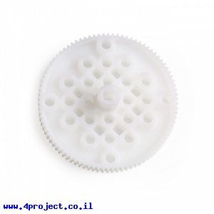 גלגלת רצועת תזמון MXL 6mm לציר שטוח של מנוע - 90 שיניים - פלסטיק