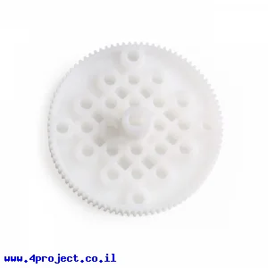 גלגלת רצועת תזמון MXL 6mm לציר שטוח של מנוע - 90 שיניים - פלסטיק