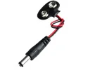 תמונה של מוצר מחבר 9V למחבר חשמל עגול 5.5x2.1 מ"מ - בסיסי