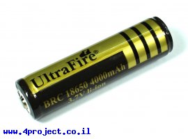 תמונה של מוצר סוללה 18650 - Li-Ion 3.7V/2200mAh/1C