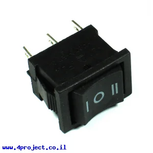 מפסק נדנדה DPDT בעל 3 מצבים