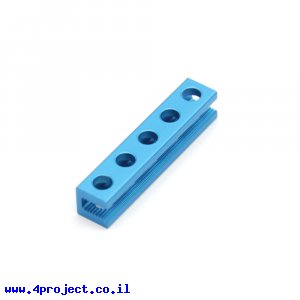 פרופיל אלומיניום 8x8 מ"מ - אורך 40 מ"מ - דגם B