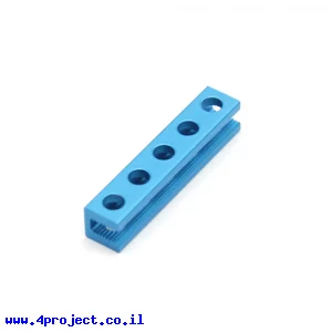 פרופיל אלומיניום 8x8 מ"מ - אורך 40 מ"מ - דגם B