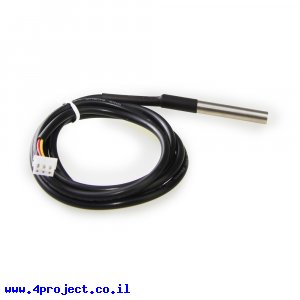 חיישן טמפרטורה דיגיטלי DS18B20 מוגן מים ל-Makeblock