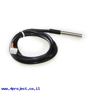 חיישן טמפרטורה דיגיטלי DS18B20 מוגן מים ל-Makeblock