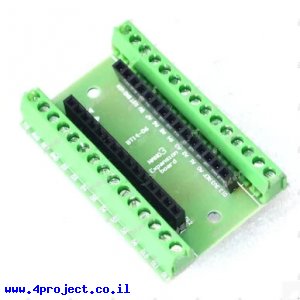 מגן Arduino Nano - ערכת הברגה v1.0