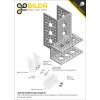 מתאם בין תבנית חורים של Actobotics ל-goBILDA דגם 16-6
