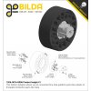מתאם בין תבנית חורים של Actobotics ל-goBILDA דגם 16-6