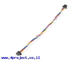 תמונה של מוצר כבל גמיש לחיבור רכיבי Qwiic - אורך 100 מ"מ
