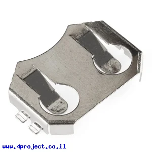 בית סוללה - כפתור 20 מ"מ, הלחמת SMD