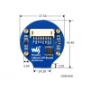 מסך LCD עגול 1.28" 240x240, ממשק SPI