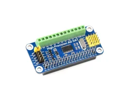תמונה של מוצר תוסף ל-Raspberry PI עם ממיר ADC של 10 ערוצים 32bit