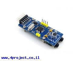 תמונה של מוצר כרטיס אודיו עם MP3 מבוסס על VS1003B