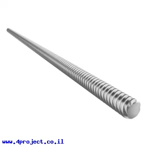 בורג הנעה 8mm ACME, תנועה של 8 מ"מ לסיבוב – אורך 350 מ"מ (goBILDA)