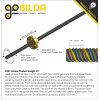 בורג הנעה 8mm ACME, תנועה של 8 מ"מ לסיבוב – אורך 150 מ"מ (goBILDA)