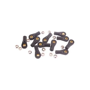 חיבור כדורי מפלסטיק - 6-32 - חבילה של 12