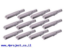 תמונה של מוצר חיבור דחיפה/משיכה מתכתי - 2-56 - חבילה של 12
