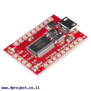 מתאם USB ל-Serial בעזרת רכיב FT232RL
