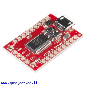 מתאם USB ל-Serial בעזרת רכיב FT232RL