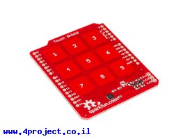 תמונה של מוצר מגן Arduino לוח מקשים קיבוליים