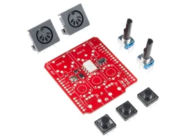 תמונה של מוצר מגן Arduino MIDI