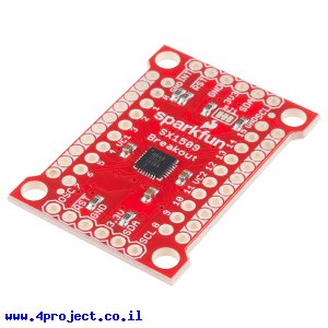 שבב מרבב SX1509 - הרחבה של 16 קווי I/O דרך I2C