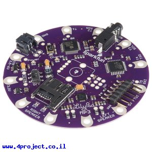 כרטיס פיתוח תואם Arduino LilyPad MP3