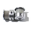 גלגלת רצועת תזמון GT2 6mm לציר 6.35 מ"מ - 20 שיניים