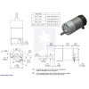 מנוע 37Dx68L מהירות 540rpm @ 12V עם מקודד