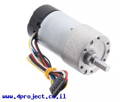 תמונה של מוצר מנוע 37Dx68L מהירות 540rpm @ 12V עם מקודד