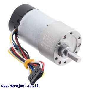 מנוע 37Dx68L מהירות 540rpm @ 12V עם מקודד