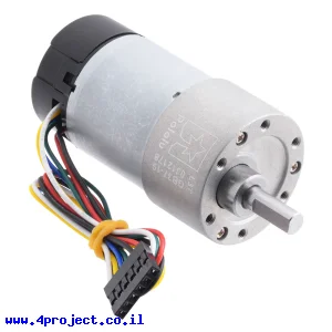 מנוע 37Dx68L מהירות 540rpm @ 12V עם מקודד